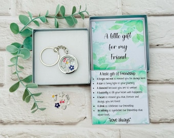 Friendship Gift: Long Distance, Thinking of You, Missing You, Friend Keepsake, Bestie, Christmas, Birthday