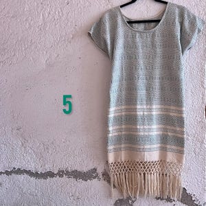 Mexican dress Palmita • 100% cotton  • handmade in Oaxaca • one size