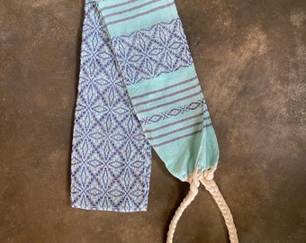 Cinturón mexicano FAJA • 100% algodón • hecho a mano en Oaxaca • 180 x 15 cm • en 8 colores
