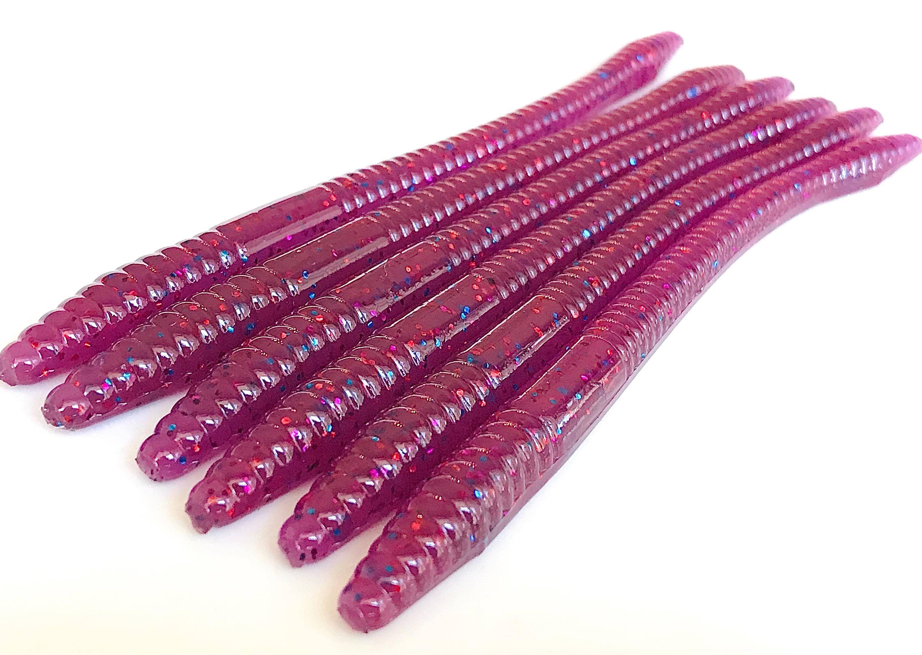 finesse worm fishing lure Soft Plastic Big League Bait Company Finesse Worm - 8 Pack