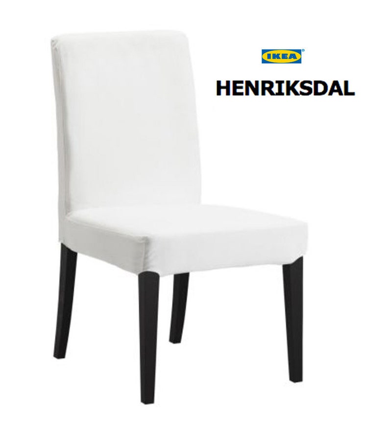 IKEA Henriksdal Dining Chair Cover Patterned Turquoise Blue Etsy