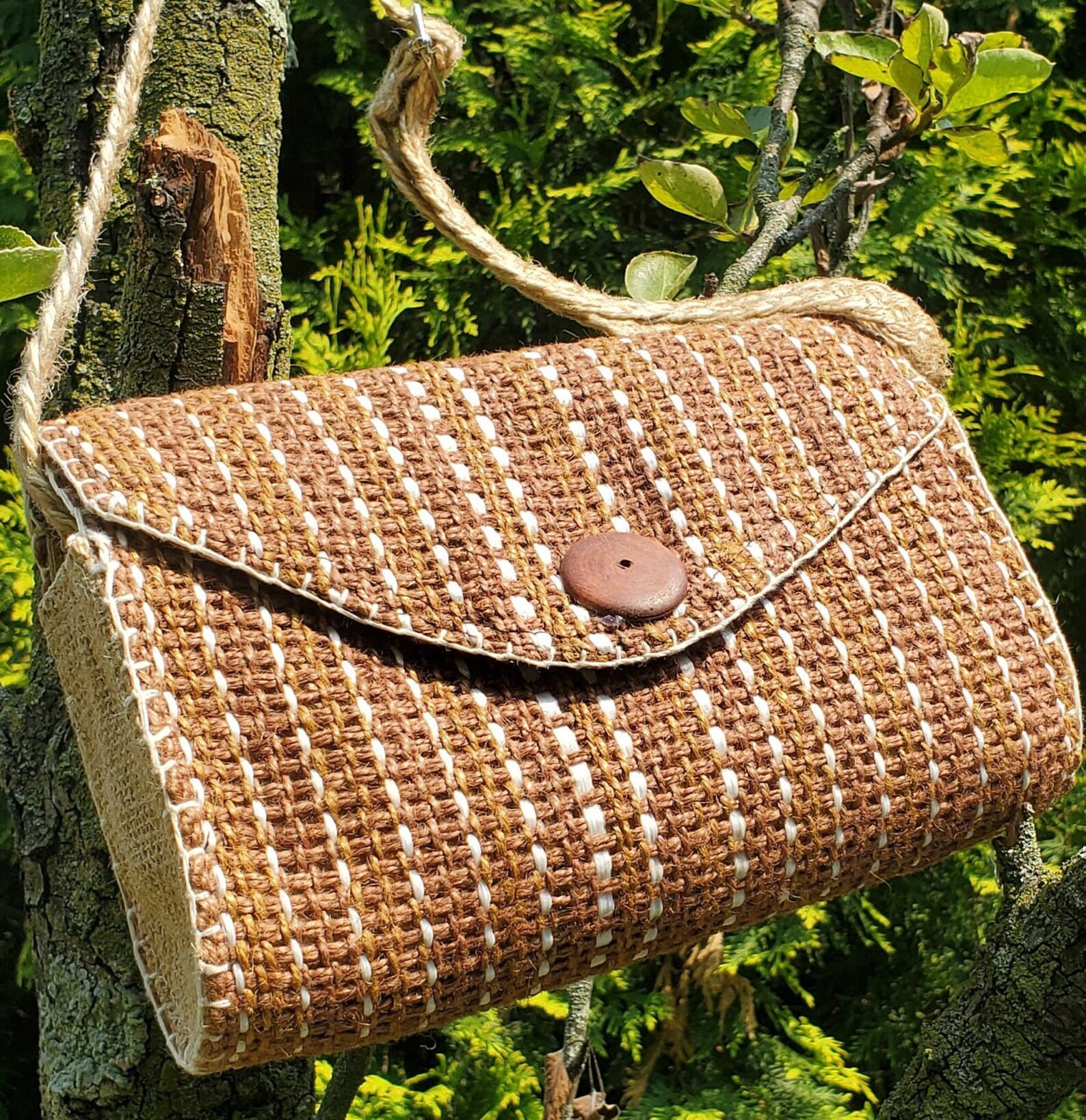 Philippines' Sling Baghandmade Sling Bag Abaca Fiber Bags shoulder Bag