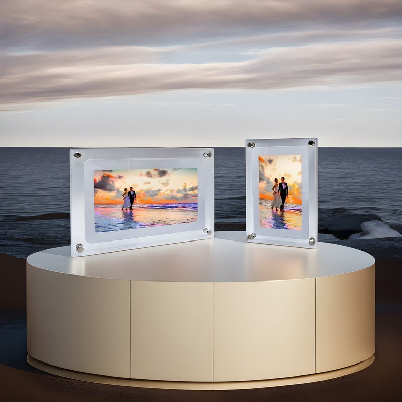 7 Inches 4 GB Acrylic DIGITAL Photo Frame Personalization Motion Video