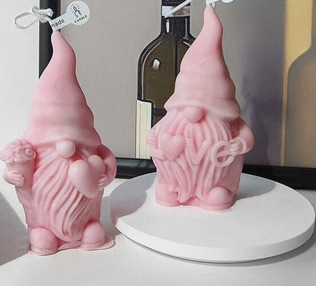 Christmas GNOME Scented Candlesgnome Candles for the Holidaysgnome