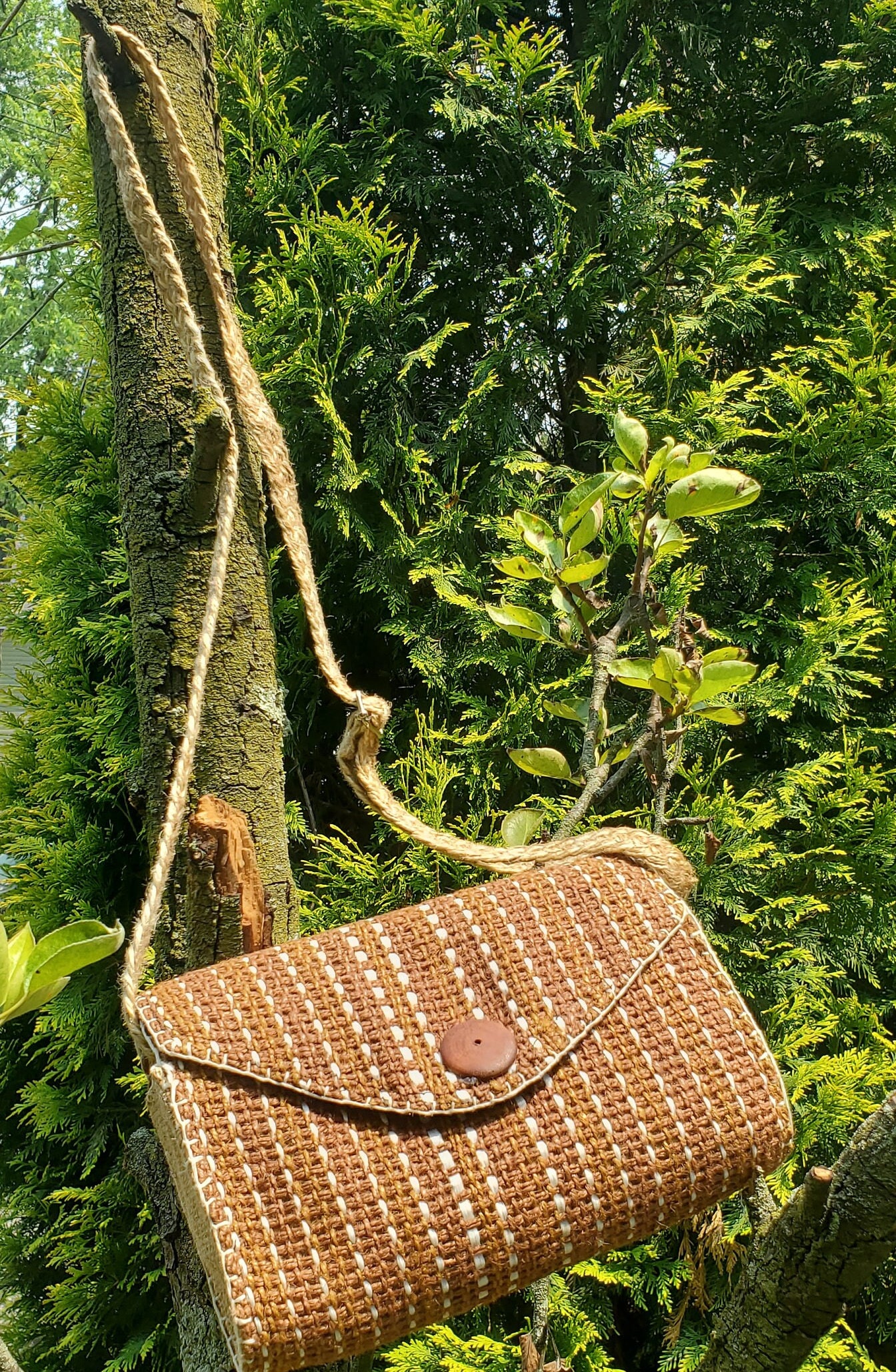 Philippines' Sling Baghandmade Sling Bag Abaca Fiber Bags shoulder Bag