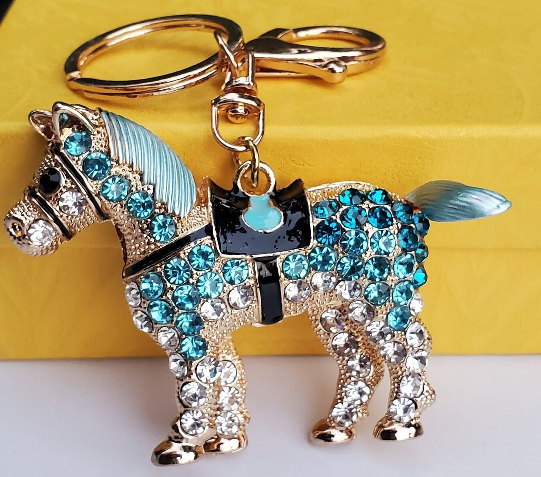 Horse Keyring Cowboy Horse Keychain Horse Keyrings purse Horse Pendant Charms Horse Gifts for