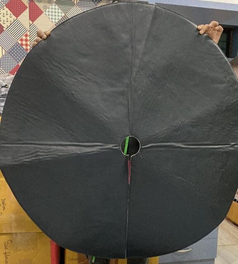 Cowhide Christmas Tree Skirt Western Christmas Tree Skirt Boho Style