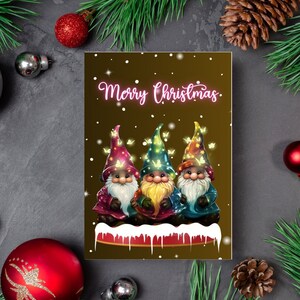 Cartão de Natal gay: Ho Ho Homo Gnomos!