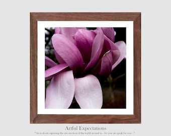 DIGITAL DOWNLOAD Wall Art Color Photograph Print Yourself Photo Wall Art Gift Home Decorating DIY Idea Tulip Tree Flower Pink