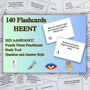 2023 AANP HEENT Family Nurse Practitioner Zertifizierungsprüfung Flash Cards. Hat mir geholfen, die FNP-Prüfung beim ersten Versuch zu bestehen. 140 Karten
