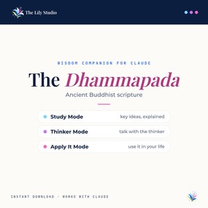 The Dhammapada Claude Wisdom Companion