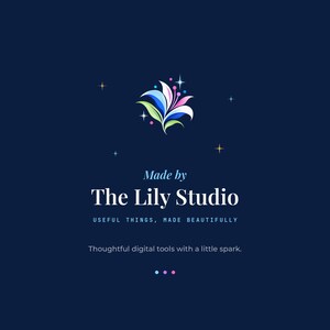 Made by The Lily Studio brand card