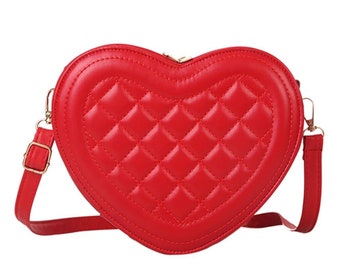 Fashion Love Heart Shaped Shoulder Crossbody Bag