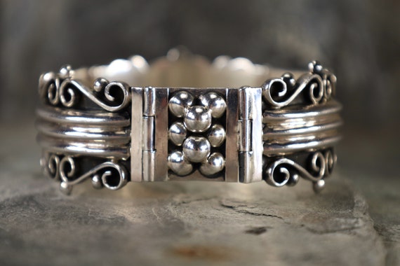 Mexican Sterling Bracelet Vintage - image 4