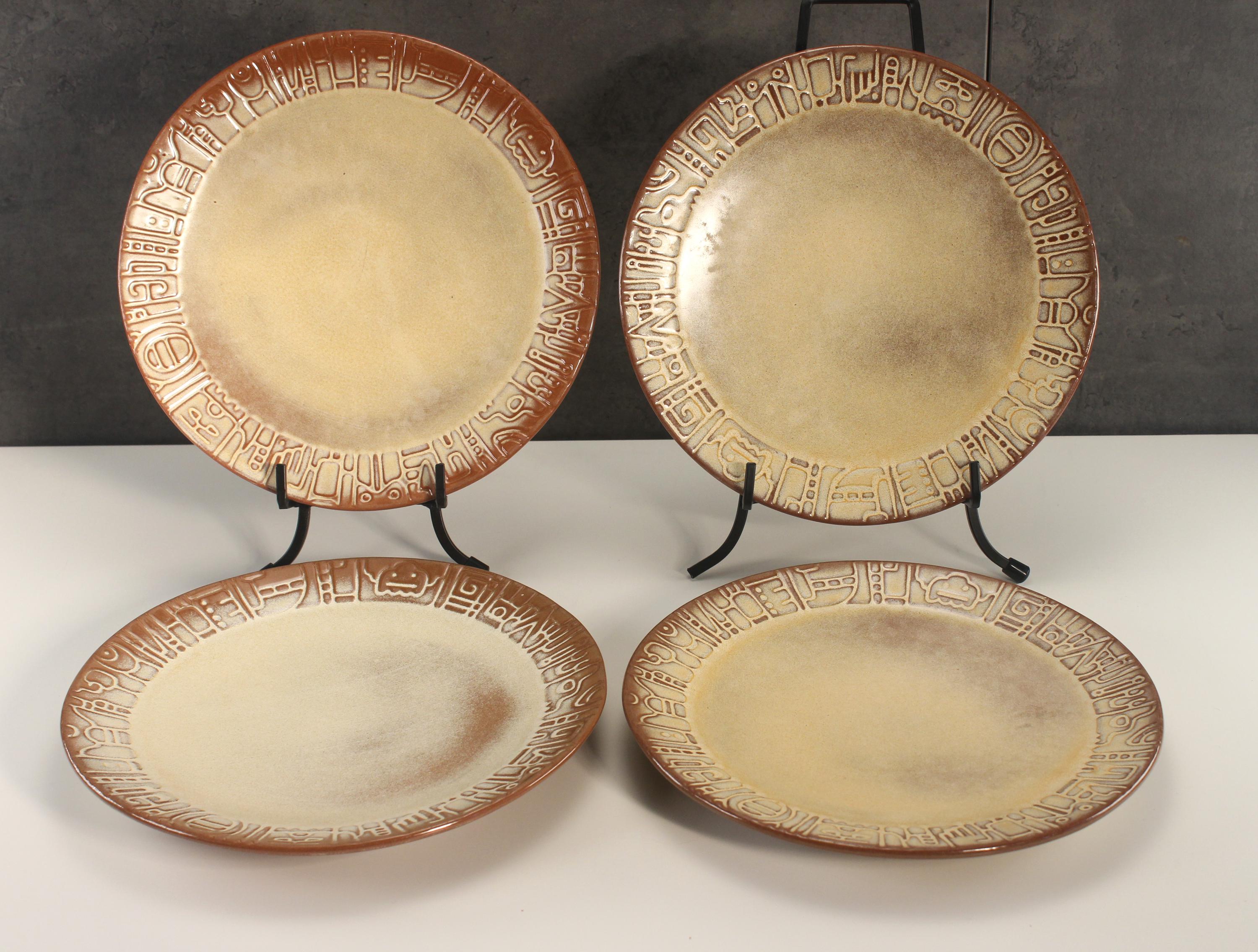 Aztec Dinner Plates - Etsy