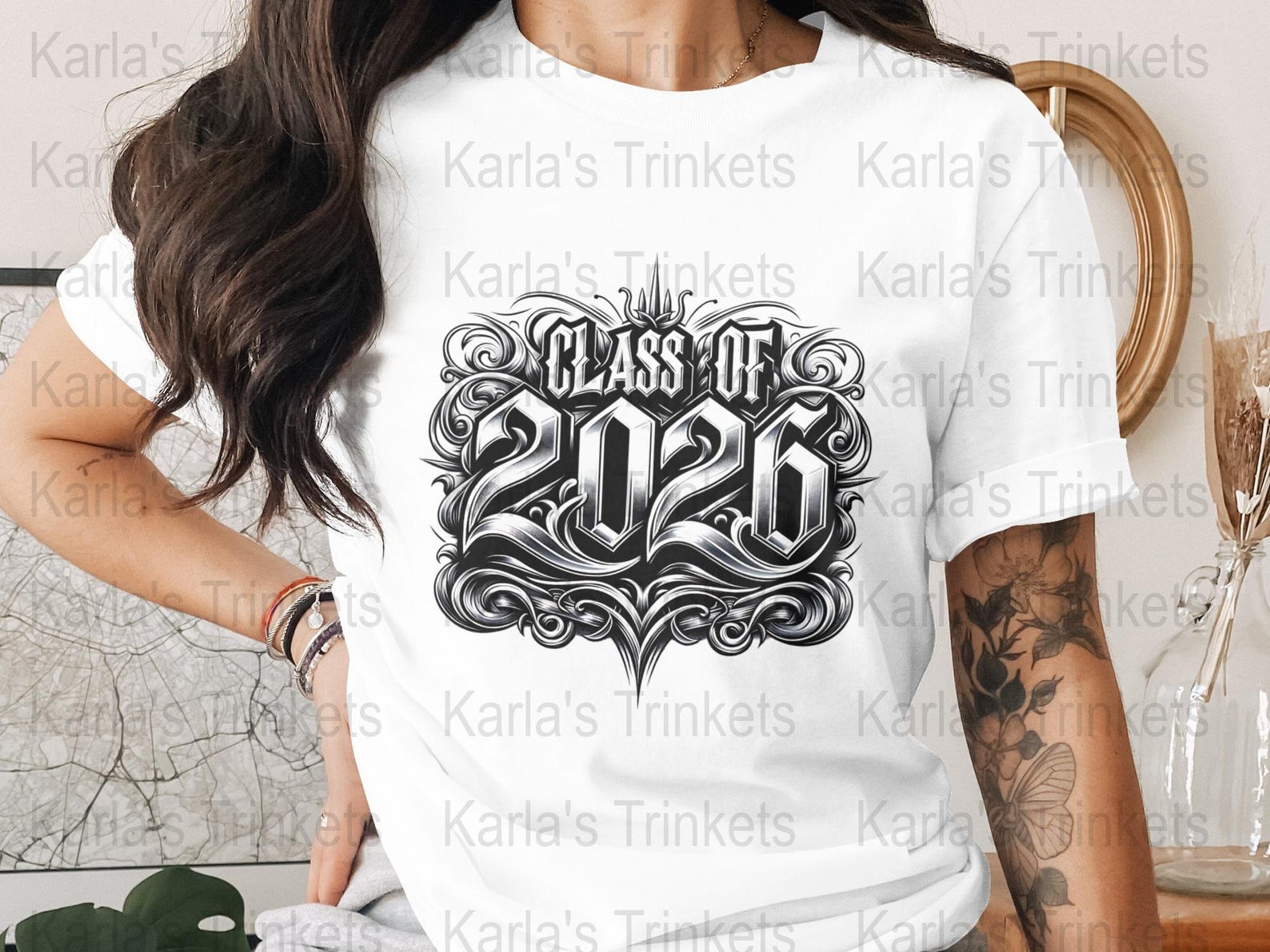 Class Of 2026 Clipart Black And White Cholo Art Digital Download Etsy Il Td7s 
