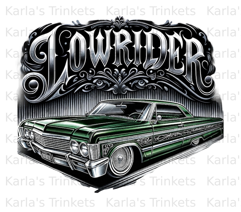 Vector Low Rider Text Chicano Lowrider Clipart, Mexican Clipart Black and White Sublimation ...