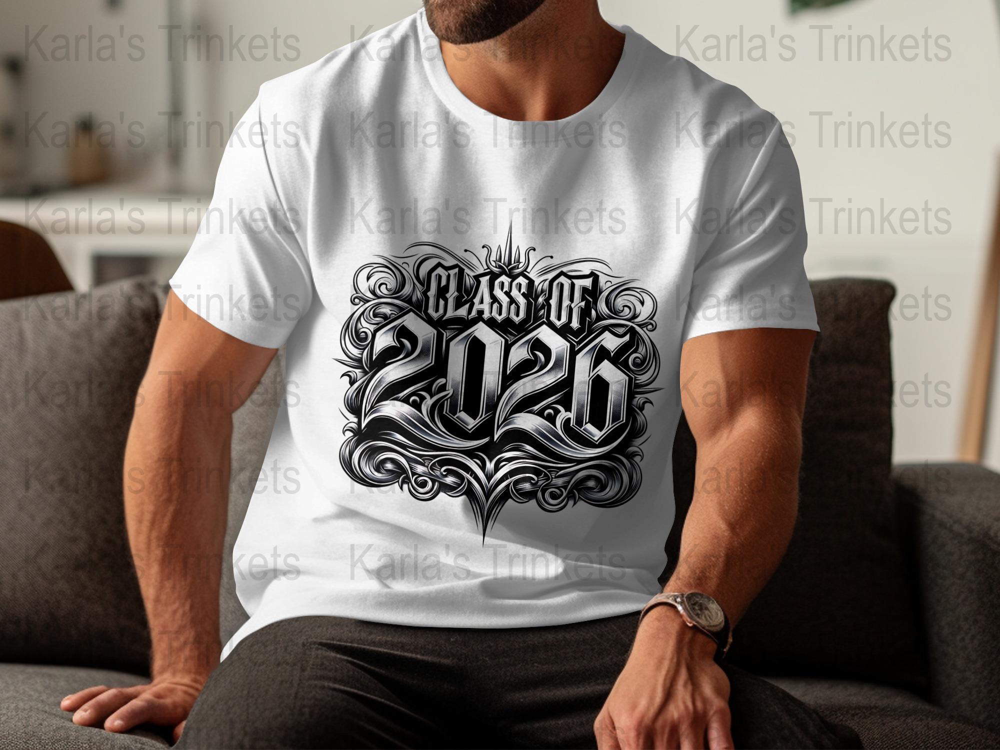 Class Of 2026 Clipart Black And White Cholo Art Digital Download Etsy Il Pbox 