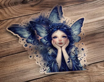 Pacchetto di clipart di fate acquerellate, PNG fantasy, diario spazzatura (download digitale)