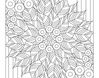 The Zentangle® : relaxing scrawls - Coloring Pages for Adults