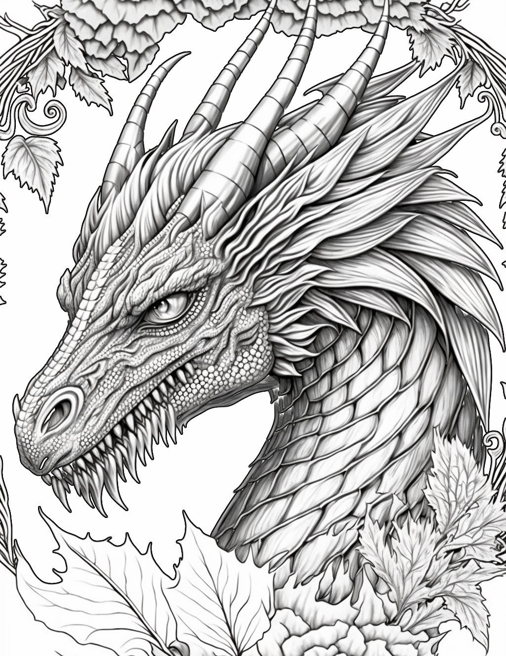 Dragon Coloring Pages - Our 26 Free Dragons to Print and Color