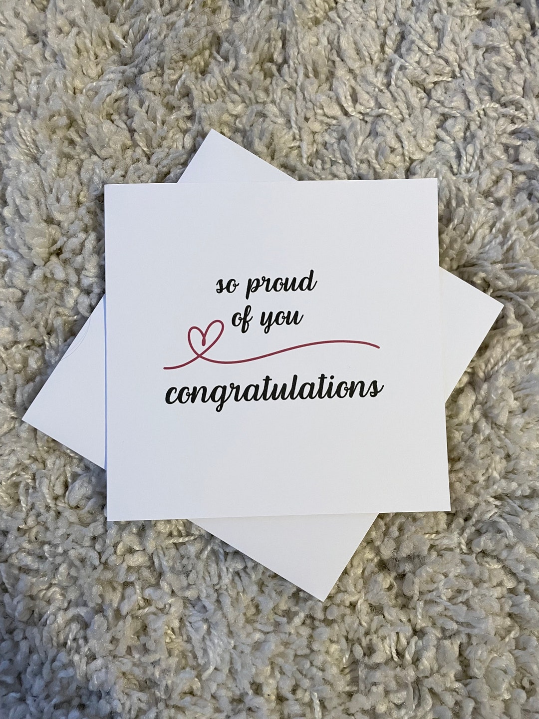 Congratulations Card so Proud of You Card Celebration Card - Etsy