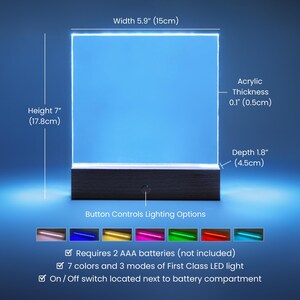 Mapa estelar personalizado por fecha: regalo para pareja o recién casados, regalo de aniversario, mapa de constelaciones personalizado, cielo nocturno por fecha, recién casados Battery Powered LED Base