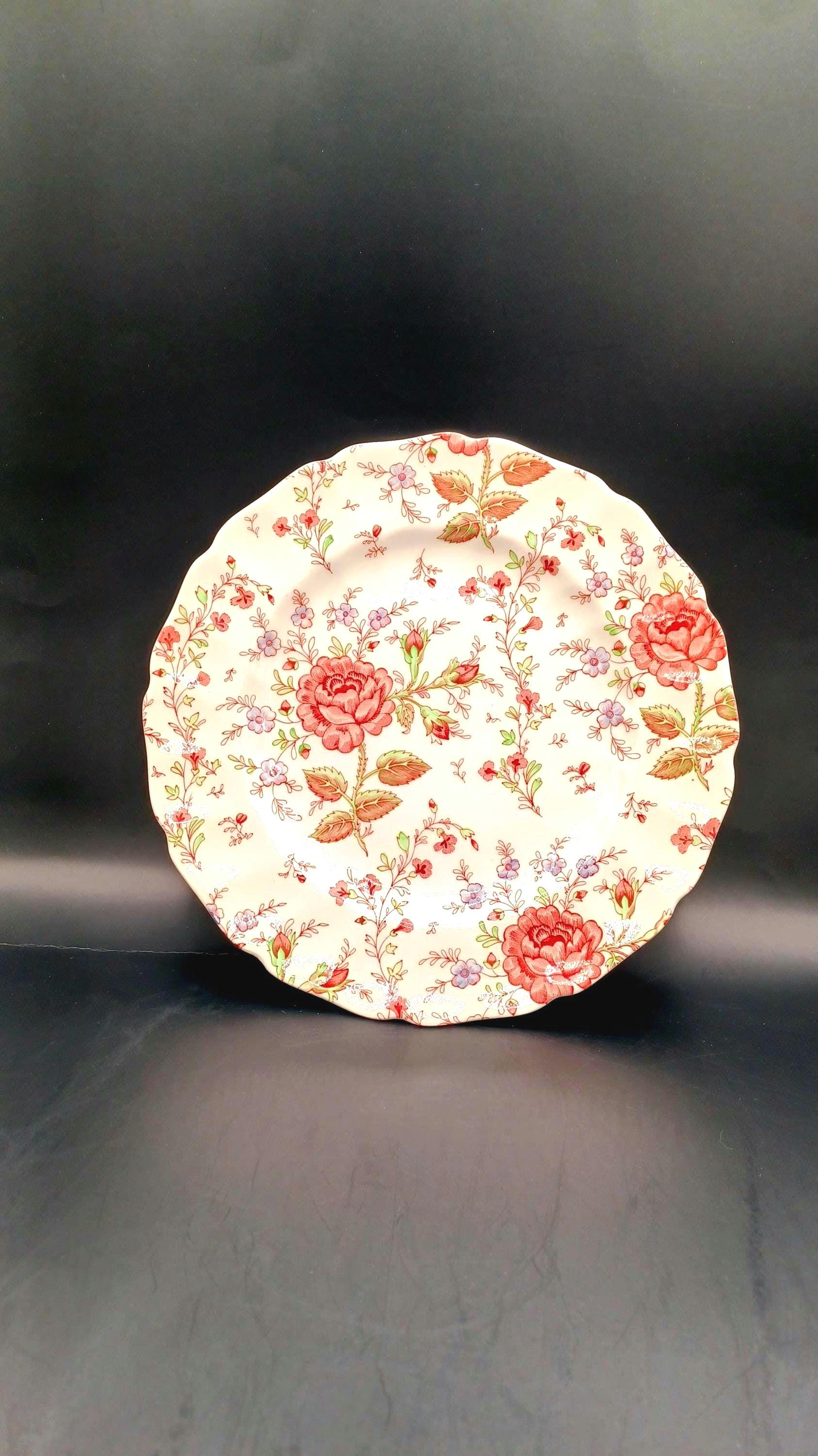 Johnson Brothers Blue Rose Chintz - Etsy