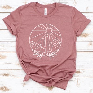 desert shirt, cactus tshirt, nature shirt, adventure shirt, cute cactus shirt, arizona shirt, cactus plants, gift for her