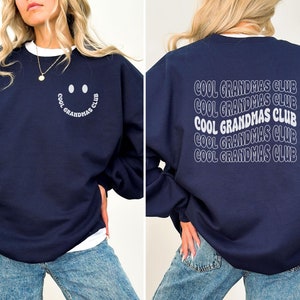 Cool Grandmas Club Sweatshirt, Cool Grandma Club Crewneck, Gift for Grandma, Retro Grandma Sweater, Mother&#39;s Day Gift