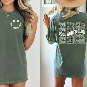 Cool Aunts Club Shirt, Comfort Colors Aunt T-shirt, Auntie Shirt, Gift for Aunt, Cool Aunt Tee, New Aunt Shirt, Future Aunt Gifts