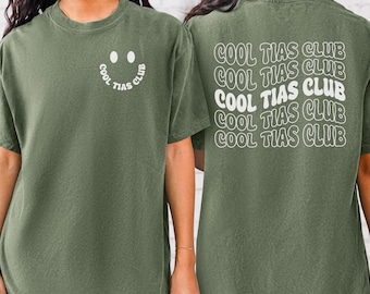 Cool Tias Club Shirt, Cool Tia T-shirt, Gift for Tia, Favorite Tia Shirt, Cool Tia Gifts, Funny Tia Tee