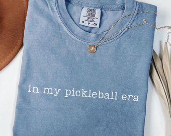 Camiseta In My Pickleball Era, camiseta de Pickleball con colores cómodos, regalos de Pickleball, camiseta de jugador de Pickleball, día del juego