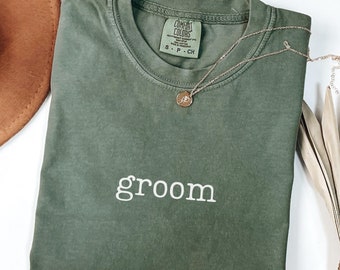 Comfort Colors Groom Shirt, Wedding Shirt, Bachelor Party T-shirt, Groom Gifts, Fiance Shirt