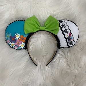Disney Inspired Ears, Encanto Inspired Ears, Mirabel Ears, Minnie Ears, Mouse Ears, Mirabel Headband, Encanto Headband, Disney Headband