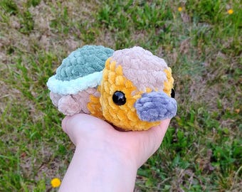 Crochet Turtle Duck Plushie