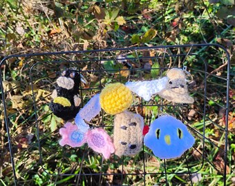 Crochet magical keychains