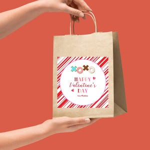 Étiquettes-cadeaux pour la Saint-Valentin xoxo | Étiquettes-cadeaux Joyeuse Saint-Valentin | Etiquettes imprimables pour la Saint-Valentin | Etiquettes autocollantes modifiables pour la Saint-Valentin