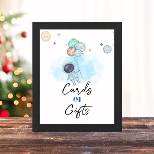 Weltraum Geburtstagskarten und Geschenke Zeichen 8 x 10 Baby Shower Party favor Rakete Raum Planeten Galaxy Weltraum Party Zeichen sofortiger Download