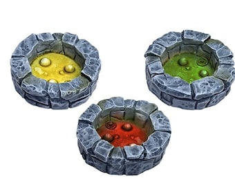 Magic Stone Well, Chaos 28mm 32mm. DnD Models D&D terrain Scenery, Dungeons Dragons tabletop boardgames. Original Hammerlot Games models