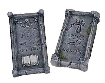 Headstones graves, cemetery, graveyard. RPG 28mm 32mm D&D terrain Undead, DnD Models, wargames, boardgames. Original Hammerlot Games models