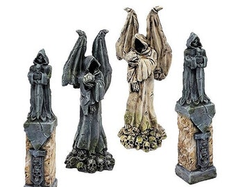 Statue Cemetery Angel Grave Tombstone Skull D&D terrain Wargaming, DnD Models, , 28mm 32mm, wargames. Original Hammerlot Games models