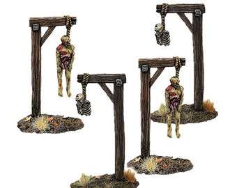 Hanged Dead, Cemetery Grave Headstone. D&D terrain Undead, DnD Models, 28mm 32mm, boardgames, wargames, Original Hammerlot Games models