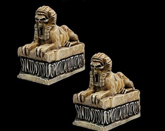 Sphinx D&D terrain 28mm 32mm Scenery Miniatures, wargames, Dungeons Dragons RPG, Tabletop, Boardgames, pharaoh, modeling, diorama