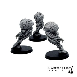 Brain Spores, alien miniature. Wargames, DnD Models D&D Hive, nest. Space Bugs, Dungeons Dragons. TTRPG, future, sci fi With 25mm PVC base