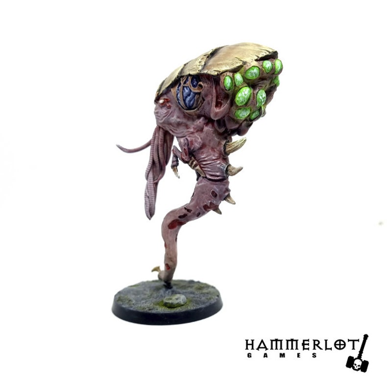 Psychotyrant, alien miniature, 28mm 32mm. DnD Models D&D Hive, nest. Space Bugs, Dungeons Dragons. TTRPG, wargames, future, sci fi image 3