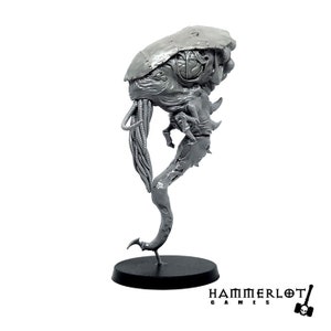 Psychotyrant, alien miniature, 28mm 32mm. DnD Models D&D Hive, nest. Space Bugs, Dungeons Dragons. TTRPG, wargames, future, sci fi With 40mm PVC base