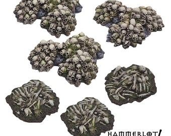 Skulls & Bones, 28mm 32mm Scenery, wargames. Terrain Dungeons Dragons RPG, Tabletop, wargames, diorama, Original Hammerlot Games models.