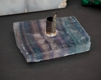 MagRock Dynavap Stand #2516 (Rainbow Flourite)