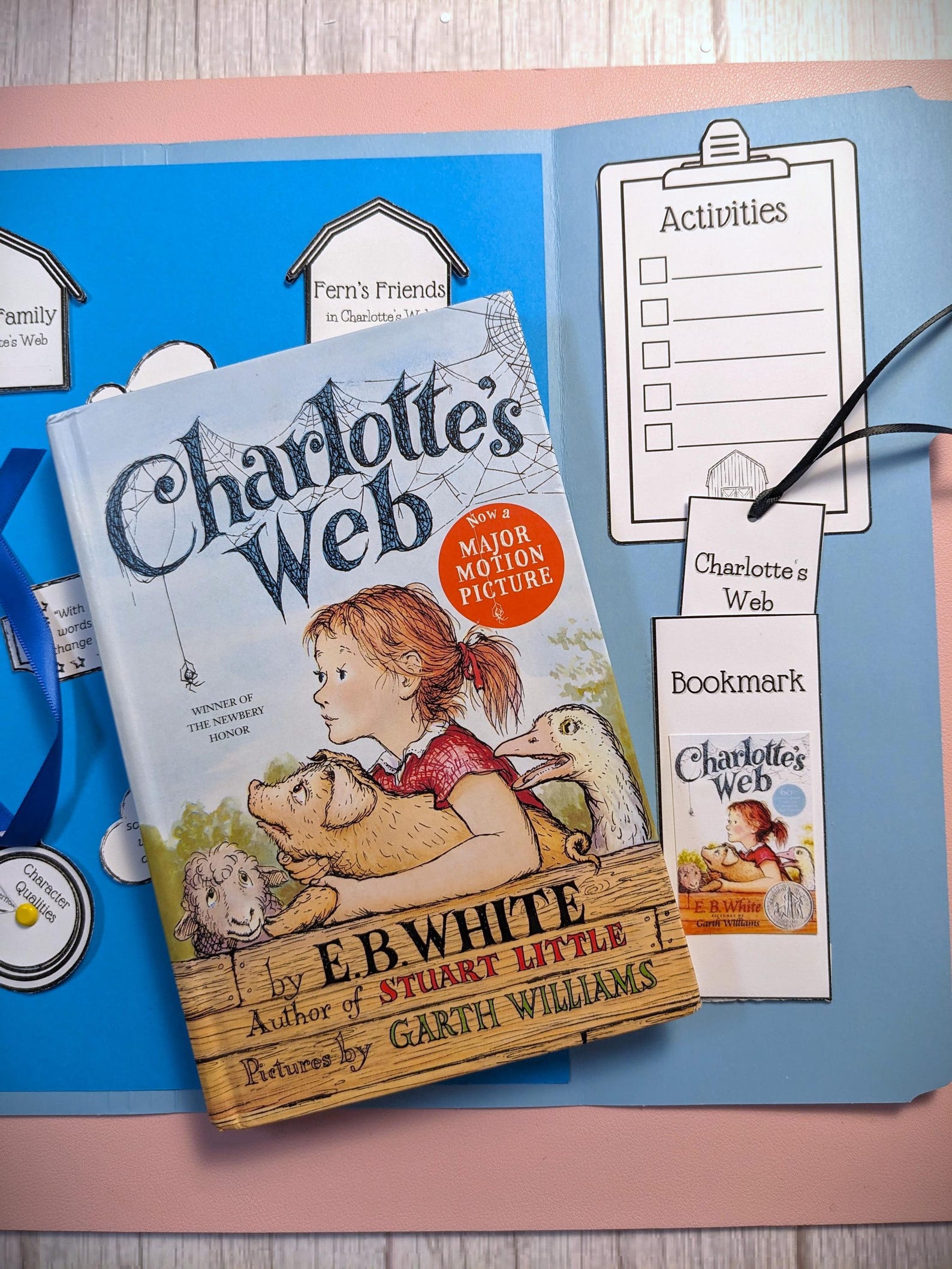 Charlotte's Web Lapbook Kit: Novel Study - Etsy